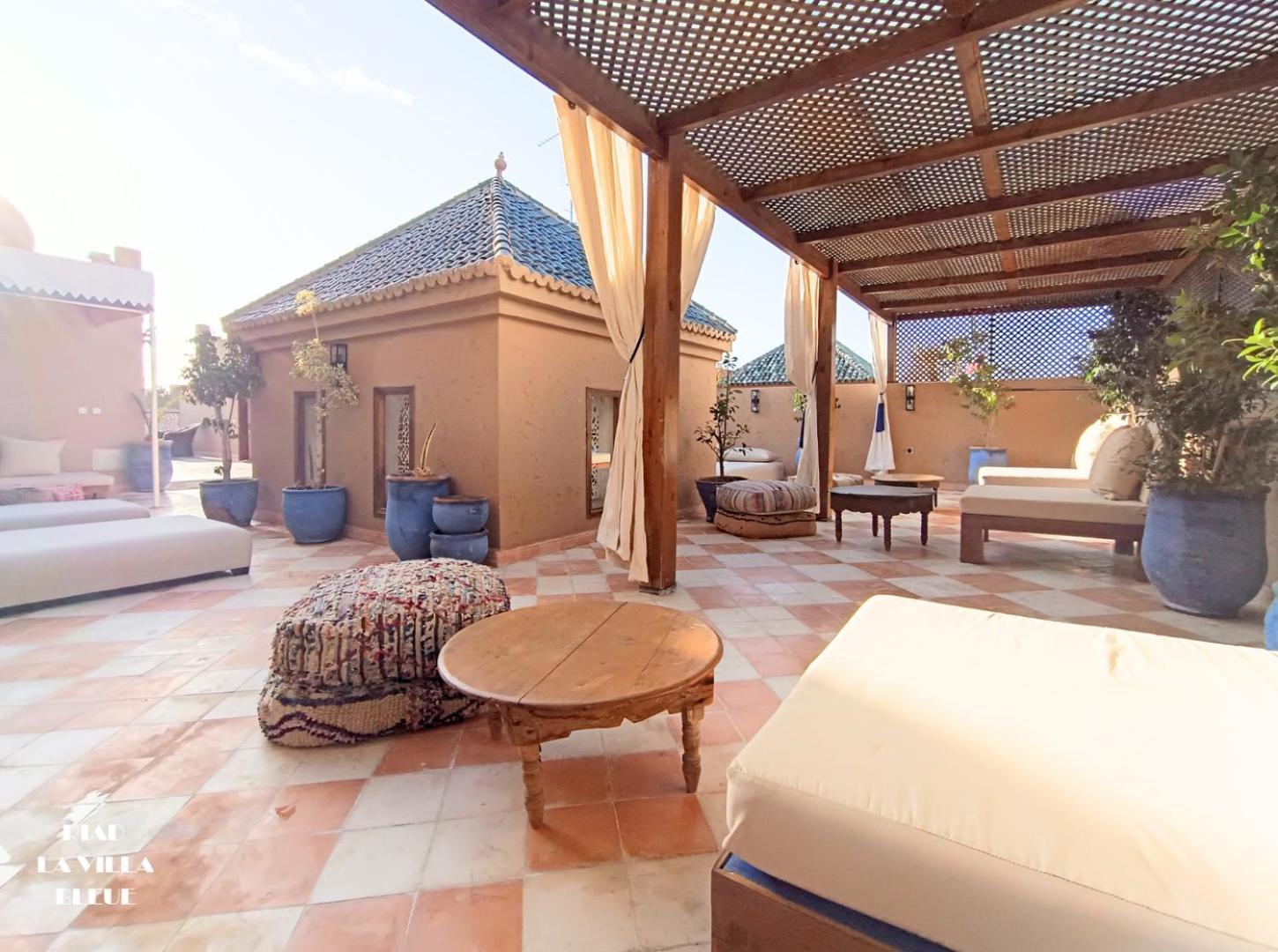 Riad La Villa Bleue & Spa Marakéš Exteriér fotografie